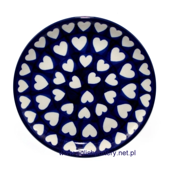 Talerz deserowy Ø16cm dek. 375JX Serca